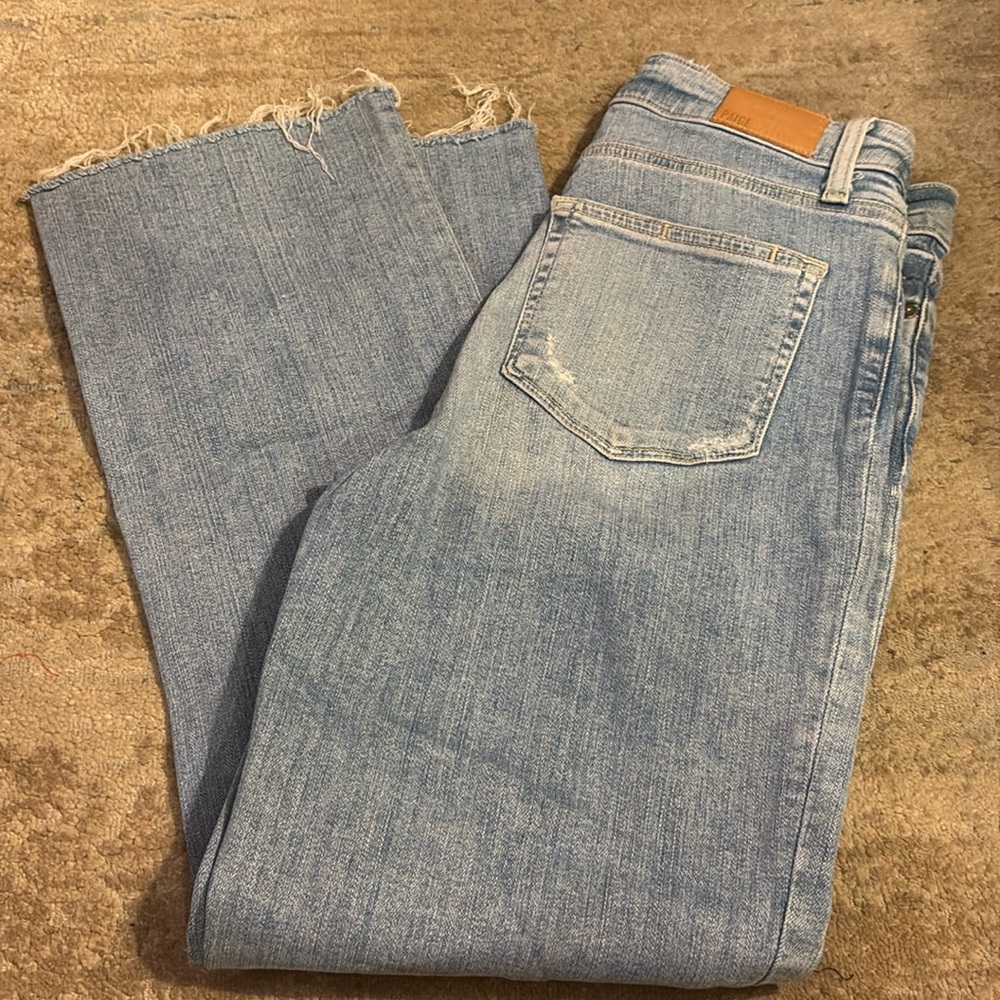 Light wash jeans
